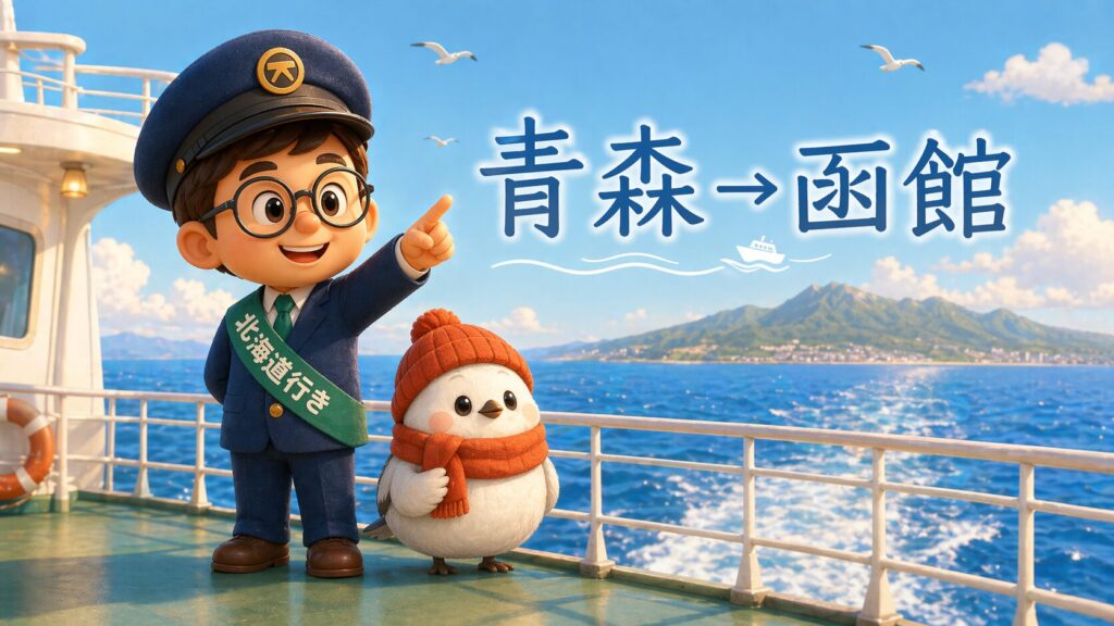 青森から函館へのフェリー旅