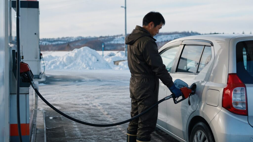 北海道のガソリン価格は、輸送コストの関係で都心部より高めになる傾向があります。