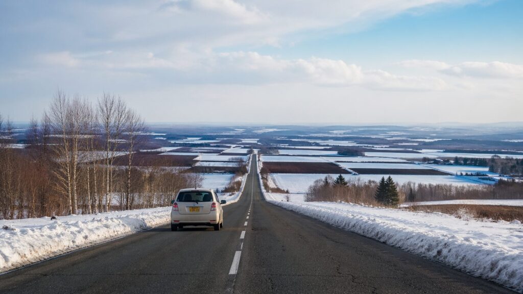 函館から札幌までは、高速道路中心で約310km、一般道中心で約250〜280km前後の長距離。